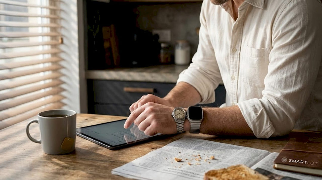 How to wear a vintage watch and smartwatch together