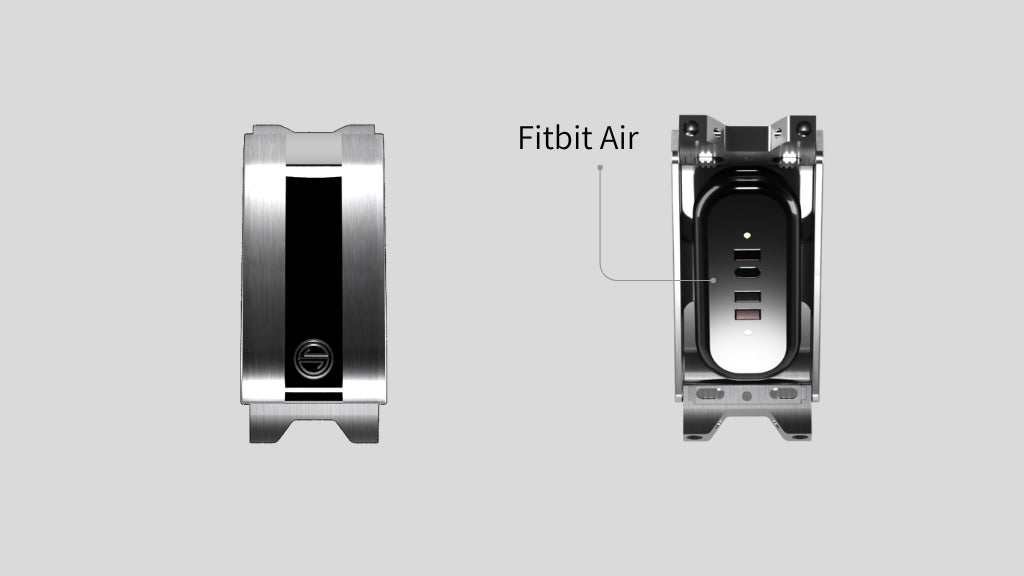 Fitbit Air paired with a Smartlet Classic strap