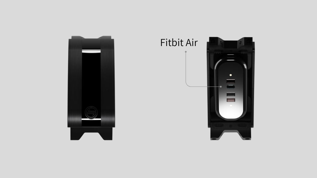Fitbit Air paired with a Smartlet Shadow strap