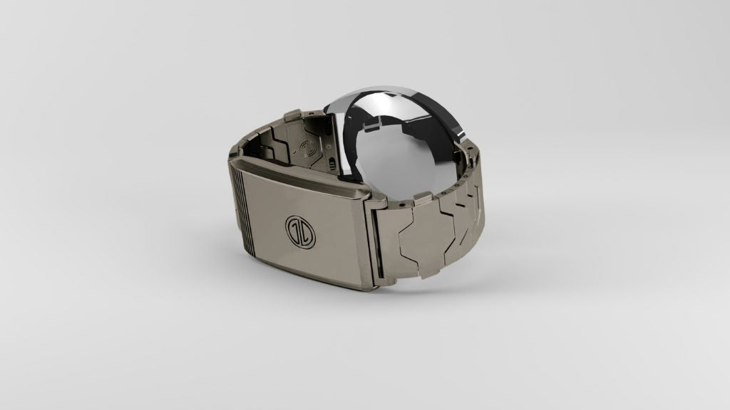 Smartlet One Titanium on wrist alongside a mechanical watch and Apple Watch - the right choice for collectors who track HRV and training metrics